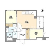 ウェルスクエア目黒 101 間取り図
