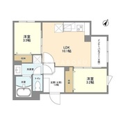 ウェルスクエア目黒 201 間取り図