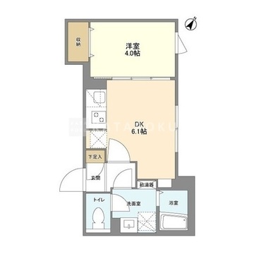 ウェルスクエア目黒 202 間取り図