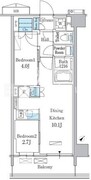 パークアクシス品川南大井パークフロント 537 間取り図