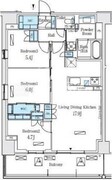 ロイヤルパークス赤羽ノース 1025 間取り図