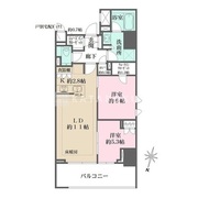 ザ・パークハウス麹町三丁目 201 間取り図
