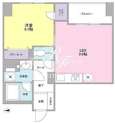 ラベール三越前 902 間取り図