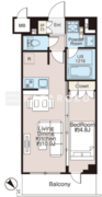 クレアティフ三軒茶屋 505 間取り図