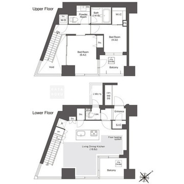 コンフォリア新中野 915 間取り図