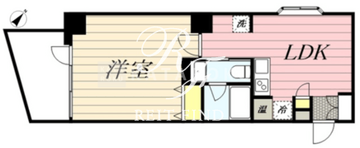 HF八丁堀レジデンス2 1304 間取り図