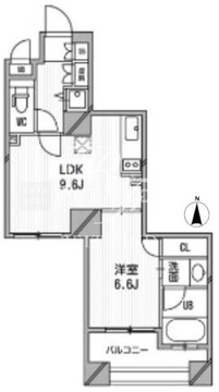 クリオ三田ラ・モード 1103 間取り図