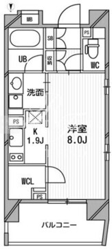 クリオ西池袋 304 間取り図