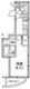 コスモリード目黒花房山 301 間取り図