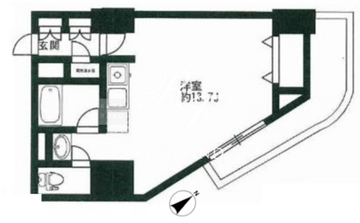 HF駒沢公園レジデンスタワー 2504 間取り図