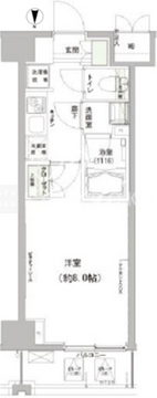 ハーモニーレジデンス東京イースト 305 間取り図