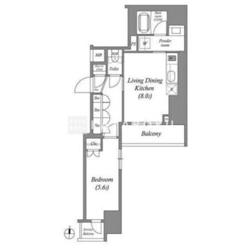 ACPレジデンス錦糸町 504 間取り図