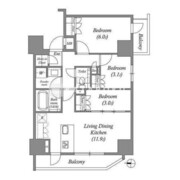 ACPレジデンス錦糸町 1203 間取り図