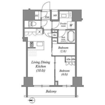 ACPレジデンス錦糸町 302 間取り図