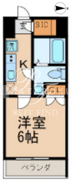 グランパセオ目黒 602 間取り図