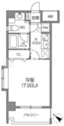 ルクレ森下レジデンス 1204 間取り図