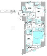 ディームス方南町 1203 間取り図