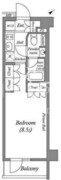 ルクレ西池袋 301 間取り図