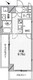 ルクレ西馬込 405 間取り図