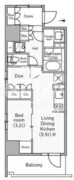 nido三ノ輪 701 間取り図