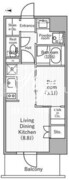 nido三ノ輪 702 間取り図