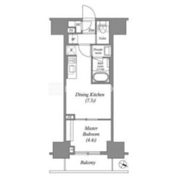ACPレジデンス浅草 303 間取り図