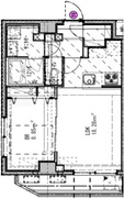 ジェノヴィア北千住 601 間取り図