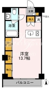 カスタリア目黒鷹番 103 間取り図