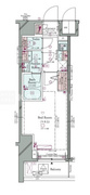 コンシェリア町屋 502 間取り図