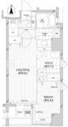 コンフォリア二番町 301 間取り図