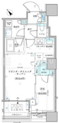 パークタワー勝どき S-522 間取り図