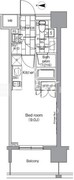パークハビオ恵比寿 502 間取り図
