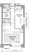 コンフォリア・リヴ文京護国寺 316 間取り図