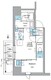 ルフォンプログレ上野御徒町 801 間取り図
