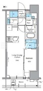 ルフォンプログレ上野御徒町 503 間取り図