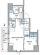 ルフォンプログレ上野御徒町 901 間取り図