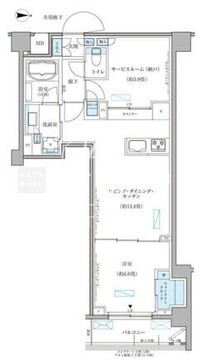 パークアクシス文京本郷 315 間取り図