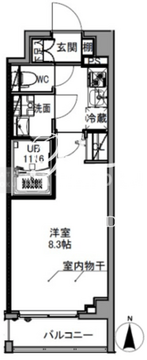 エスレジデンス王子イースト 902 間取り図