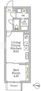 Ａｇｌａｉａ新宿西落合 101 間取り図