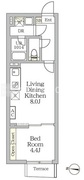 Ａｇｌａｉａ新宿西落合 102 間取り図