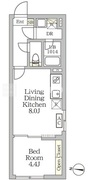 Ａｇｌａｉａ新宿西落合 301 間取り図