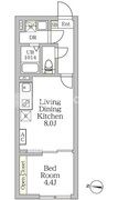 Ａｇｌａｉａ新宿西落合 303 間取り図
