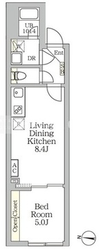 Ａｇｌａｉａ新宿西落合 304 間取り図