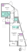 リヴアンフルール 205 間取り図