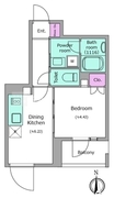 リヴアンフルール 304 間取り図