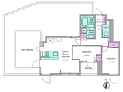 リヴアンフルール 401 間取り図