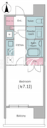 レジディア文京本郷 404 間取り図