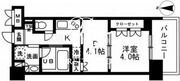 レジディア文京本郷 505 間取り図