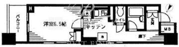 レジディア日本橋馬喰町 208 間取り図