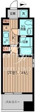 レジディア大森 201 間取り図